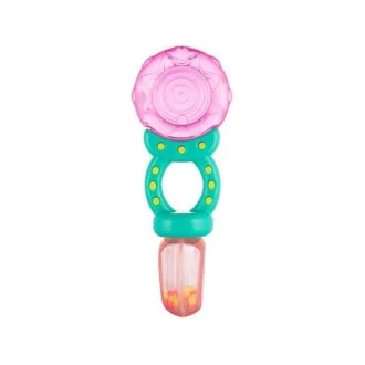 Canpol babies grzechotka z gryzakiem wodnym LIZAK różowy