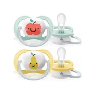 Avent Philips Smoczek uspokajający Ultra Air dekorowany 0-6 fruit
